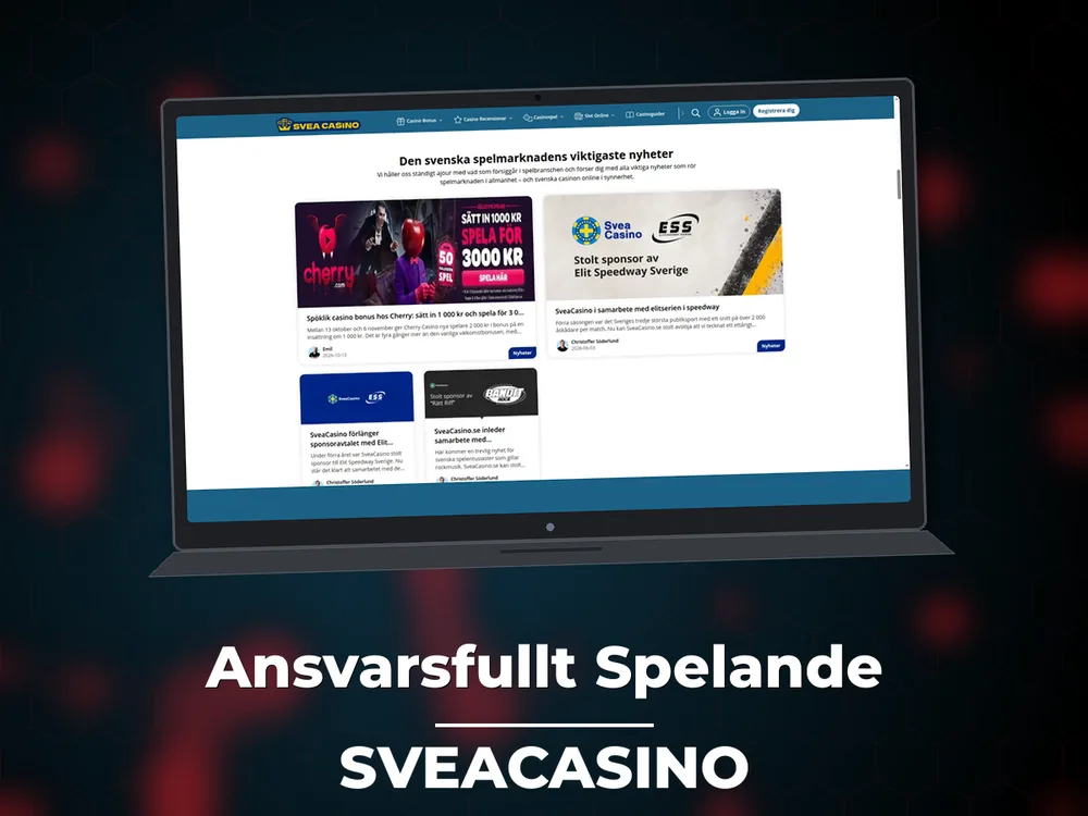 SveaCasino - Ansvarsfullt Spelande