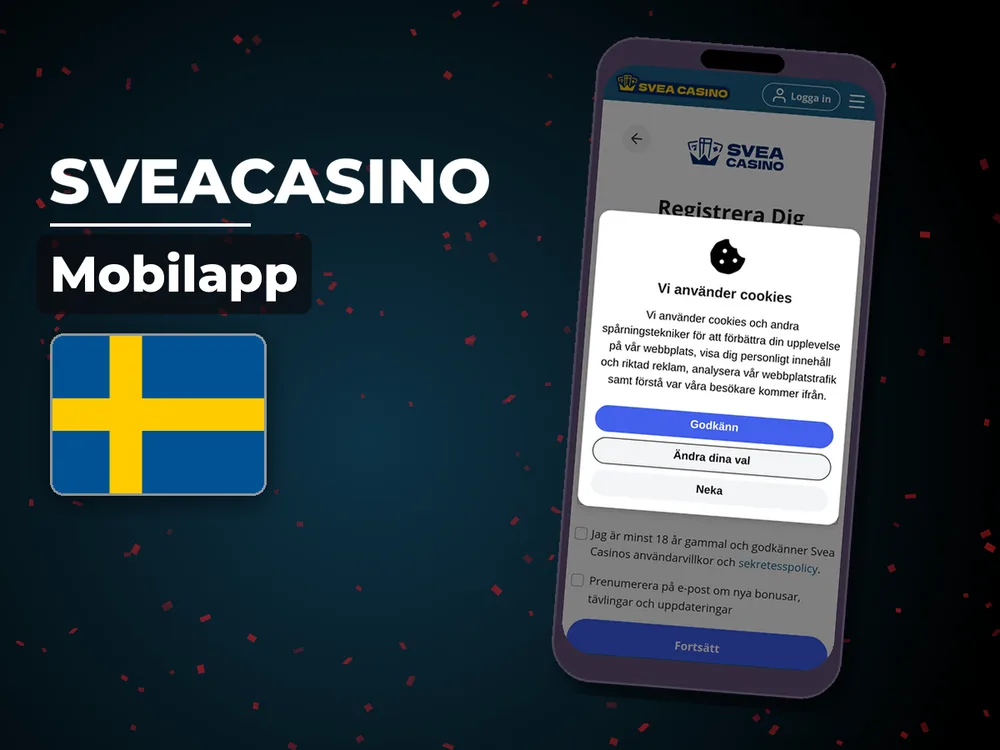 SveaCasino - Mobilapp
