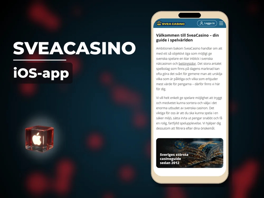 SveaCasino - iOS-app