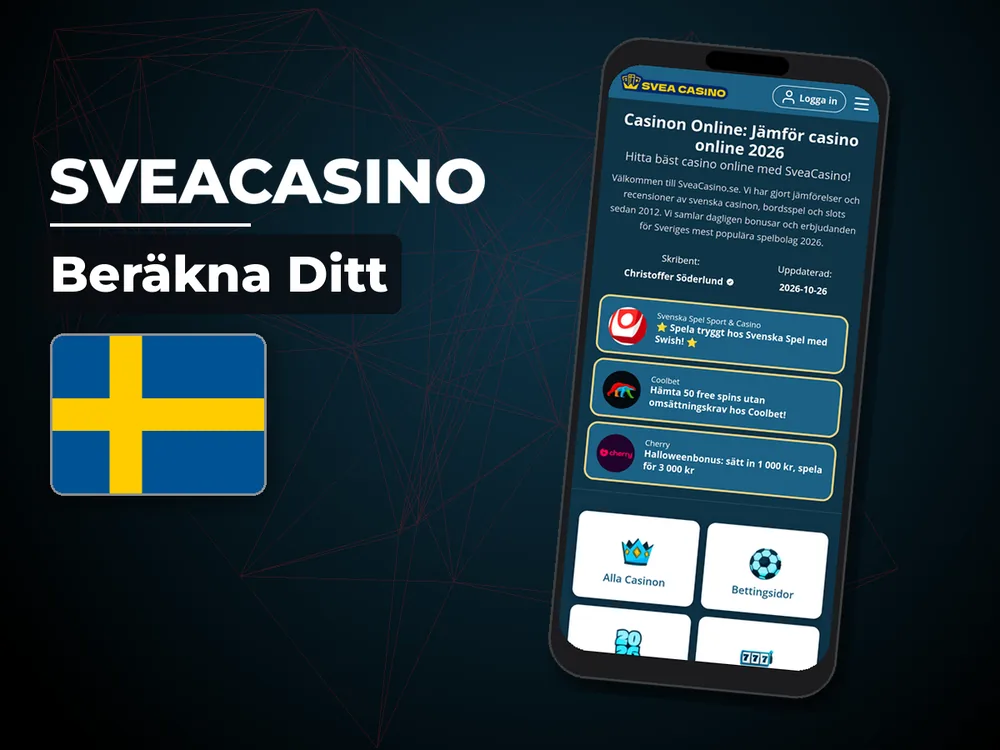 SveaCasino - Beräkna Ditt