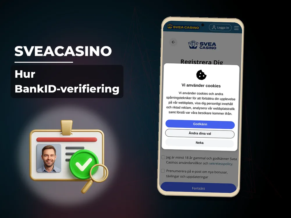 SveaCasino - Hur BankID-verifiering